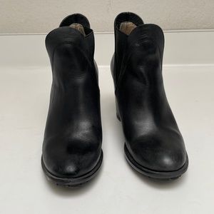 Black ankle boots